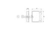 BOSCH 0 986 460 881 Brake Pad Set, disc brake